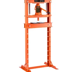 VEVOR Hydraulic Shop Press, 12 Ton H-Frame Hydraulic Garage/Shop Floor Press, Adjustable Shop Press with Press Plates, Heavy Duty Hydraulic Press for Garage, Shop, Workshop