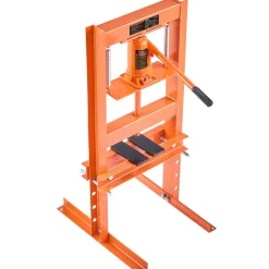 VEVOR Hydraulic Shop Press, 6 Ton H-Frame Hydraulic Garage/Shop Floor Press, Adjustable Shop Press with Press Plates, Heavy Duty Hydraulic Press for Garage, Shop, Workshop