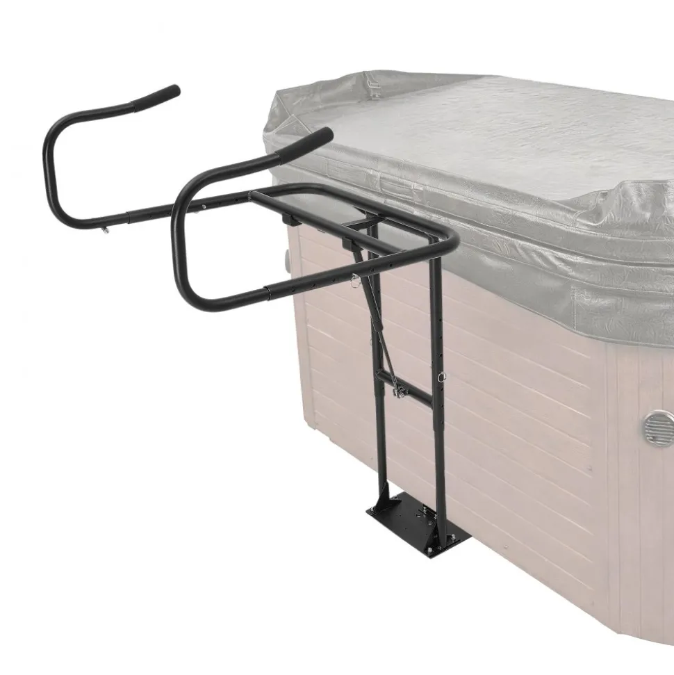 VEVOR Hydraulic Spa Cover Lift, Hot Tub Cover Lift, Adjustable Height 33.1 to 41.3 in and Width from 53.1 to 92.5 in, Mounted Underneath on One Side, Compatible with Various Sizes of Hot Tubs & Spas