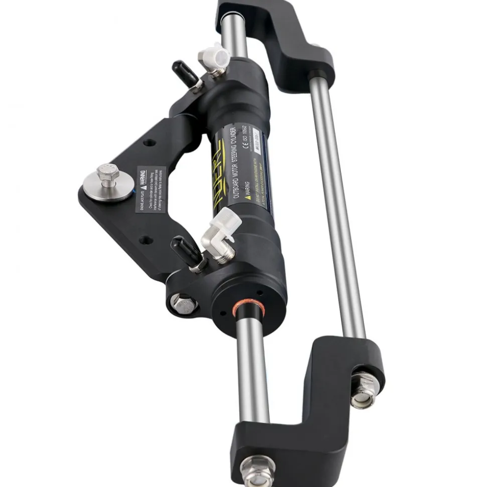 VEVOR Hydraulic Steering Cylinder 300HP, Hydraulic Steering, Front Mount, Hydraulic Outboard Steering Cylinder for Marine Boat Steering System