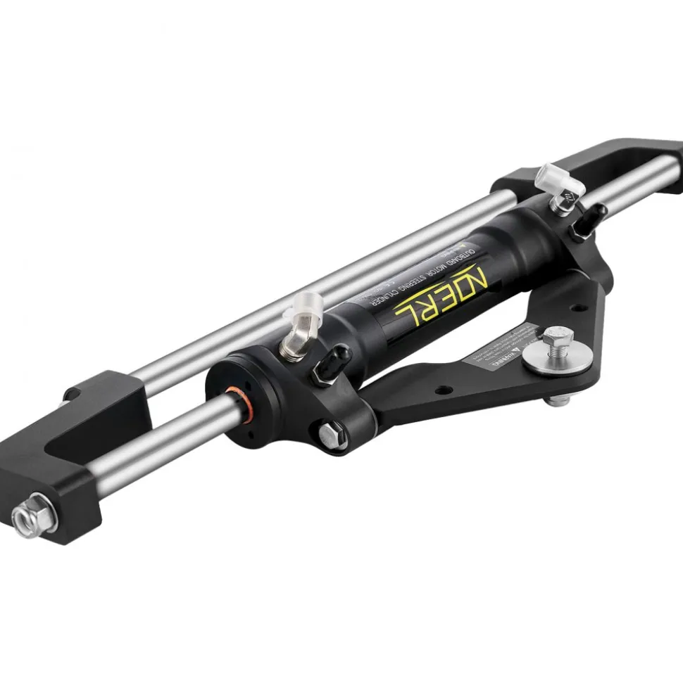 VEVOR Hydraulic Steering Cylinder 300HP, Hydraulic Steering, Front Mount, Hydraulic Outboard Steering Cylinder for Marine Boat Steering System