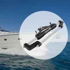 VEVOR Hydraulic Steering Cylinder 300HP, Hydraulic Steering Front Mount Hydraulic Outboard Marine Steering Kit Without Hydraulic Hose and Helm for Outboards Boat Steering System
