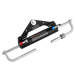 VEVOR Hydraulic Steering Kit 150HP Hydraulic Outboard Steering System 24 ft, Marine Boat Steering System, 2.5 MPa Helm Pump, Two-Way Lock Cylinder, 24 Feet High-Strength Hoses, for Single-Engine Use
