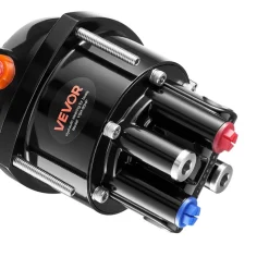 VEVOR Hydraulic Steering Kit, 90 HP, Hydraulic Steering Helm Pump & Cylinder, with 6.9 MPa/1000 psi Max Working Pressure, Aluminum Alloy Housing, Check Valve, for Outboards Fishing Boats Sailboats