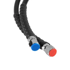 VEVOR Hydraulic Steering Kit, 200 HP, Marine Boat Hydraulic Steering System, with 6.9 MPa/1000 psi Helm Pump, Two-Way Lock Cylinder, and 26ft High-Strength Hoses, for Single Station, Single-Engine Use