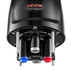 VEVOR Hydraulic Steering Kit, 300 HP, Marine Boat Hydraulic Steering System, with 6.9 MPa/1000 psi Helm Pump, Two-Way Lock Cylinder, and 26ft High-Strength Hoses, for Single Station, Single-Engine Use