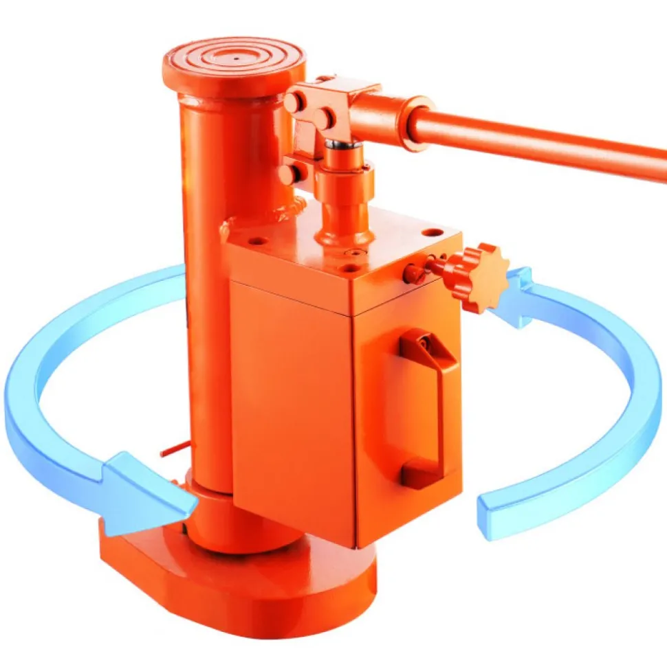 VEVOR Hydraulic Toe Jack, 5 Ton On Toe Toe Jack Lift, 10 Ton On Top Lift Capacity Machine Jack, 1.0-9.1 in Toe Height, 14.6-22.4 in Top Height, 360° Rotatable Claw Jack for Machinery, Industry