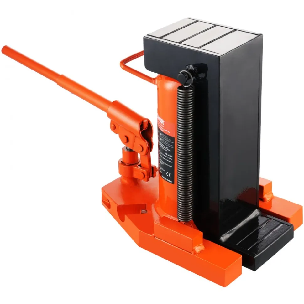 VEVOR Hydraulic Toe Jack, 5 Ton On Toe Toe Jack Lift, 10 Ton On Top Lift Capacity Machine Jack, 0.8-6.8 in Toe Height, 11.3-17.3 in Top Height, Air Hydraulic Claw Jack for Machinery, Industry