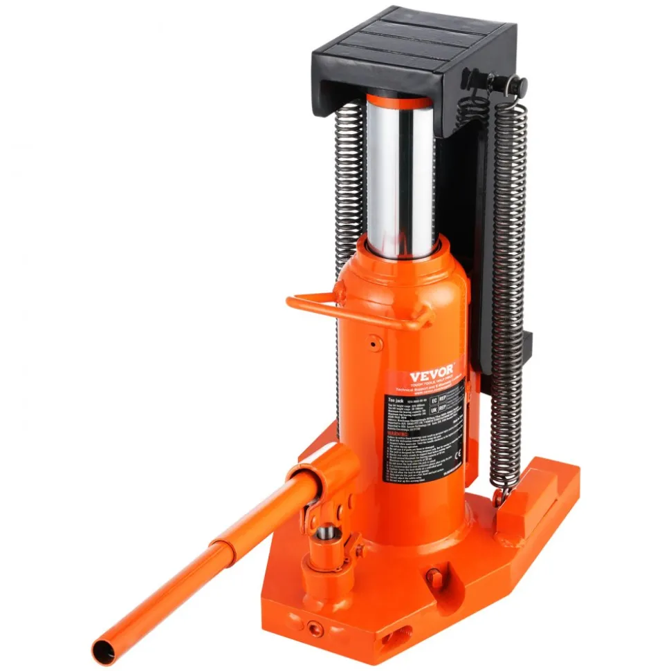 VEVOR Hydraulic Toe Jack, 5 Ton On Toe Toe Jack Lift, 10 Ton On Top Lift Capacity Machine Jack, 0.8-6.8 in Toe Height, 11.3-17.3 in Top Height, Air Hydraulic Claw Jack for Machinery, Industry