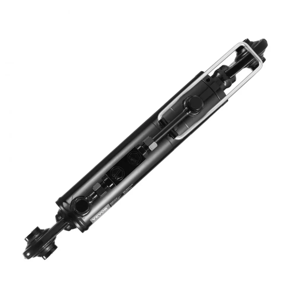 VEVOR Hydraulic Top Link Cat. 2-2(8-5/16 in, 19-11/16~28 in), Hydraulic Cylinder with 2 Hoses & G3/8" Check Valve
