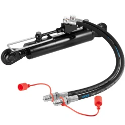 VEVOR Hydraulic Top Link Cat. 2-2(8-5/16 in, 19-11/16~28 in), Hydraulic Cylinder with 2 Hoses & G3/8