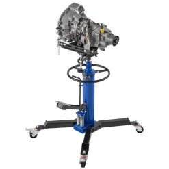 VEVOR Hydraulic Transmission Jack, 1322 lbs / 0.6 Ton Lifting Capacity Telescoping Transmission Jack with Foot Pedal, Dual Telescopic Trans, 34.6-69.3 in High Lifting Height, Garage/Shop Lift Hoist