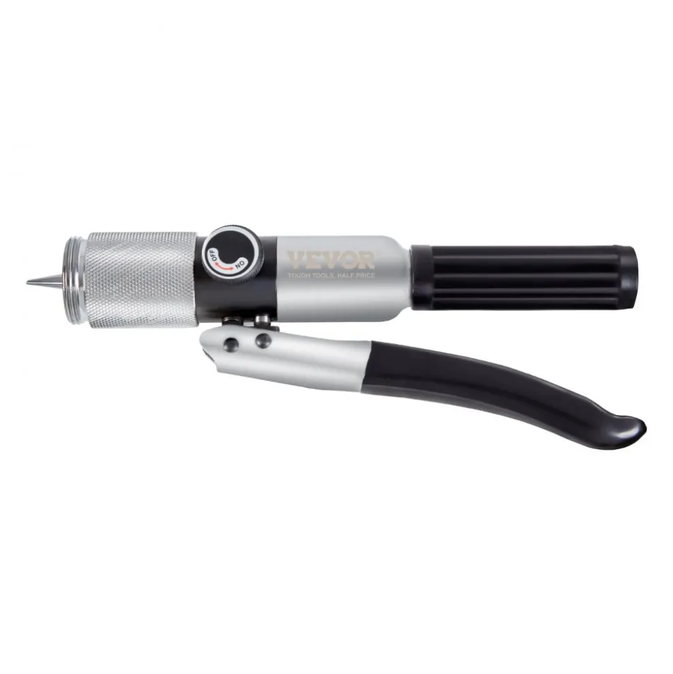 VEVOR Hydraulic Tube Expander, 3/8" to 1-1/8" OD, HAVC Hydraulic Swaging Tool with 7 Pipe Expander Heads, Deburring Tool, Pipe Cutter for Copper Aluminum Brass Soft Steel Pipes