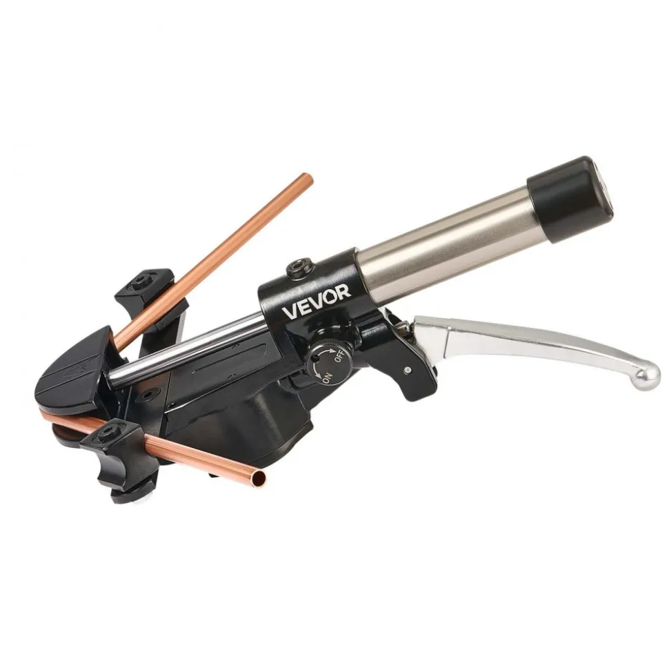VEVOR Hydraulic Tubing Bender Kit, 1/4 to 7/8 Inch, Copper Tube Pipe Bender, Forward/Reverse HVAC Bending Tool Set, with 7 Aluminium Alloy Dies, for HVAC Air Conditioning Refrigeration Auto Repair