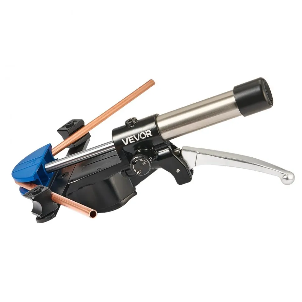 VEVOR Hydraulic Tubing Bender Kit, 1/4 to 7/8 Inch, Copper Tube Pipe Bender, HVAC Bending Tool Set, 90° Bend, with 7 Color Aluminium Alloy Dies, for HVAC Air Conditioning Refrigeration Auto Repair