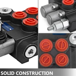 VEVOR Hydraulic Valve 2 Spool Hydraulic Directional Control Valve 11gpm Hydraulic Control Valve Double Acting for Tractors Loaders Tanks