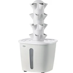 VEVOR Hydroponic Tower, 20 Pods 4 Tiers Hydroponics Growing System Kit, Vertical Home Hydronic Garden with 20L Water Tank & Pump, Planter Plants Germination Kit for Indoor Herbs, Fruits, Vegetables