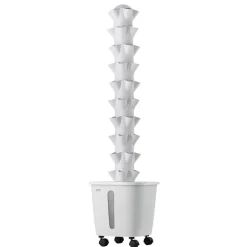 VEVOR Hydroponic Tower, 50 Pods 10 Tiers Hydroponics Growing System Kit with App Control & Casters, Vertical Home Garden with 20L Water Tank & Pump, Planter for Indoor Herbs, Fruits and Vegetables