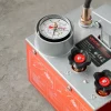 VEVOR Hydrostatic Test Pump 2 Gallon Hydraulic Manual Water Pressure Tester, Dual Valve Hydrostatic Water Pipe Leakage Pressure Test Pump Kit with Gauge & Tank, 0-60 Bar Range, for Pipeline, Heating