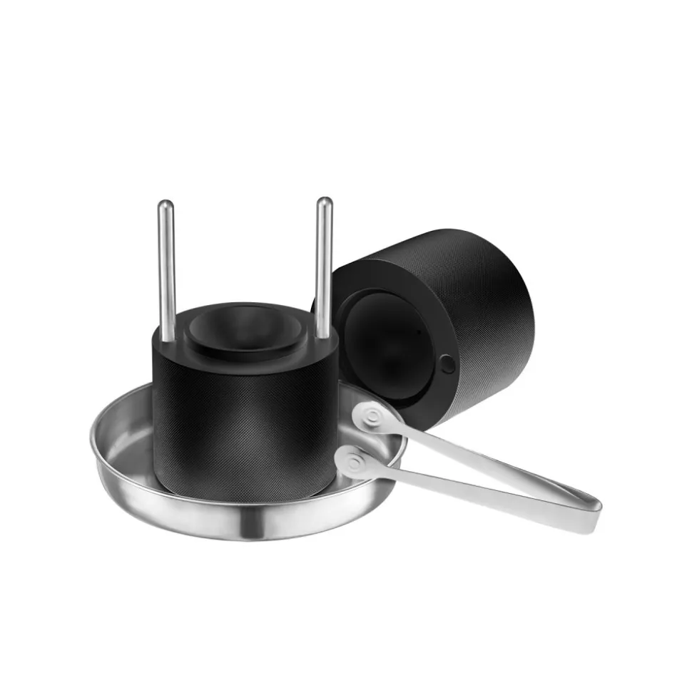 VEVOR Ice Ball Press Kit, Aviation Aluminum Ice Press with Ice Block Mold, Large Mat, Tong, Drip Tray, One Glass, Round Ice Ball Maker 2.4"/60 mm Ice Sphere, for Whiskey, Cocktail on Party & Holiday