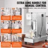 VEVOR Ice Cream Blender, 750W High-Speed Ice Cream Maker Mixer Stir Machine 1740RPM, 304 Stainless Steel Ice Cream Shaker, Long Handle + PC Protective Shield, Customizable with any Flavor of Ice Cream