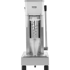 VEVOR Ice Cream Blender, 750W High-Speed Ice Cream Maker Mixer Stir Machine 1740RPM, 304 Stainless Steel Ice Cream Shaker, Long Handle + PC Protective Shield, Customizable with any Flavor of Ice Cream