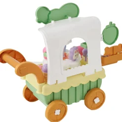 VEVOR Ice Cream Cart for Kids, 27 PCS Accessories, Pretend Play Store with Storage Trolley with Pretend Money, Sound & Light Effects, Montessori Educational Ice Cream Truck Toys for Toddlers 3+