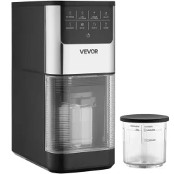 VEVOR Ice Cream Maker, 7-in-1 Frozen Treat Maker for Gelato, Sorbet, Milkshake, Frozen Yogurt & Lite Ice Cream, Homemade Ice-Cream Machine with One-Touch Mix-in + Respin for Smooth, Creamy Texture