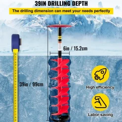 VEVOR Ice Drill Auger, 6