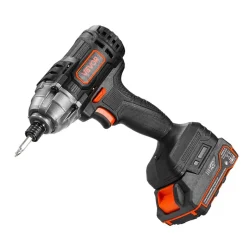 VEVOR Impact Driver, 1/4 Inch, 3000 RPM Max Speed, 12 V Brushless Motor, Electric Cordless Impact Driver Kit with Battery and Charger, 20 Bits, LED Work Light, for Furniture, Electrical, Home Repairs