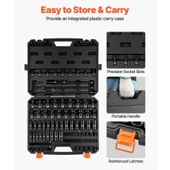 VEVOR Impact Socket Set, 3/8