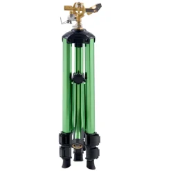 VEVOR Impact Sprinkler on Tripod Base, Heavy Duty Tripod Sprinklers with Brass Head & 3/4