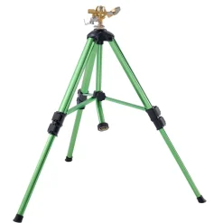 VEVOR Impact Sprinkler on Tripod Base, Heavy Duty Tripod Sprinklers with Brass Head & 3/4