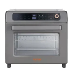 VEVOR 12-IN-1 Air Fryer Toaster Oven, 25L Convection Oven, 1700W Stainless Steel Toaster Ovens Countertop Combo with Grill, Pizza Pan, Gloves, 12 Slices Toast, 12-inch Pizza, Home and Commercial Use