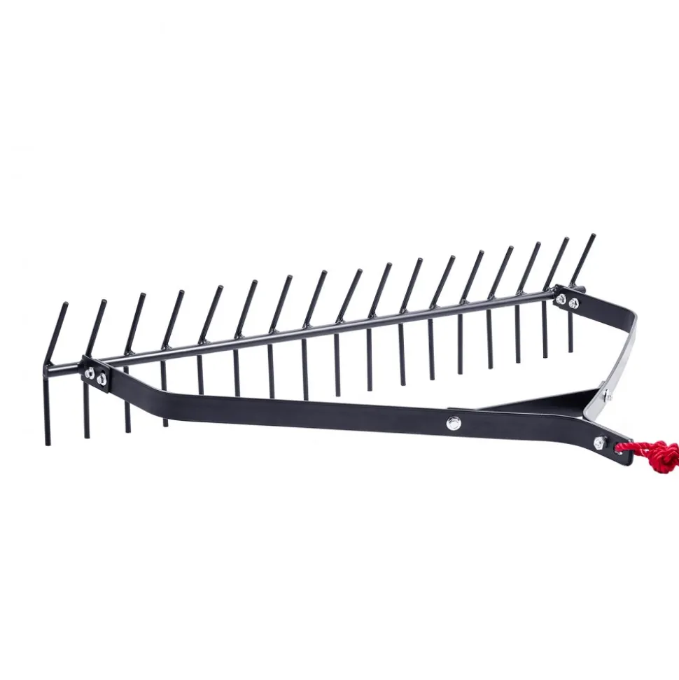VEVOR 32 in Aquatic Weed Rake, 6.3 in Double Sided Lake Weed Rake, Lightweight Pond Weeds Cutter with 30ft Rope, No Assembly Required, Muck Lilypad Clearing Tool for Pond, Lake, Rivulet