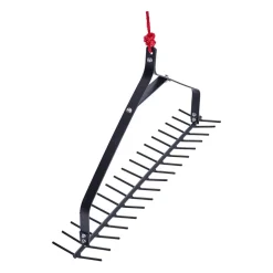 VEVOR 32 in Aquatic Weed Rake, 6.3 in Double Sided Lake Weed Rake, Lightweight Pond Weeds Cutter with 30ft Rope, No Assembly Required, Muck Lilypad Clearing Tool for Pond, Lake, Rivulet