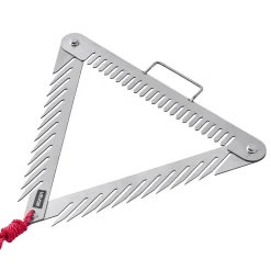 VEVOR 24in Aquatic Weed Rake, 3-Sided Lake Weed Rake with Handle, Portable and Foldable Pond Water Grass Razor, Stainless Steel Throwable Floating Pond Weeds Cutter with 30 ft Rope, for Lakes Ponds
