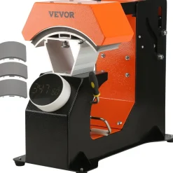 VEVOR 3-in-1 Auto Hat Heat Press with 3pcs Interchangeable Platens(6.6