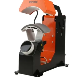 VEVOR 3-in-1 Auto Hat Heat Press with 3pcs Interchangeable Platens(6.6