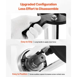 VEVOR 21-in-1 Bearing Puller Set, 21 PCS 3-Jaw Hook Puller for Internal External Bearings and Bearing Without Inner Shaft, Multifunctional Bearing Removal Tool with Heavy Duty Portable Storage Case