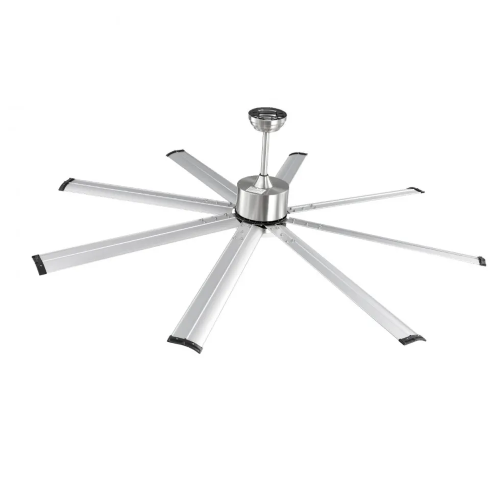 VEVOR 72 In Ceiling Fan with Light, 6-Speed Remote Control, Dimmable 3-Color Temperature, Reversible DC Motor, Low Profile Flush Mount Fan for Bedroom, Living Room, Indoor/Outdoor Use, Brushed Nickel