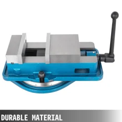 VEVOR 5 Inch ACCU Lock Down Vise Precision Milling Vice 5 Inch Jaw Width Drill Press Vise Milling Drilling Machine Bench Clamp Clamping Vice with 360 Degree Swiveling Base CNC Vise