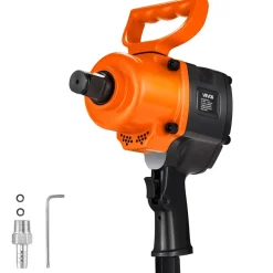 VEVOR 1 Inch Air Impact Wrench, Up to 1200 ft-lbs Nut-Busting Torque, 16.4 lbs Lightweight Pneumatic Impact Gun with Double Handles for Heavy Duty Repairs and Maintenance