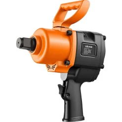 VEVOR 1 Inch Air Impact Wrench, Up to 1200 ft-lbs Nut-Busting Torque, 16.4 lbs Lightweight Pneumatic Impact Gun with Double Handles for Heavy Duty Repairs and Maintenance