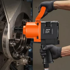 VEVOR 1 Inch Air Impact Wrench, Up to 1200 ft-lbs Nut-Busting Torque, 16.4 lbs Lightweight Pneumatic Impact Gun with Double Handles for Heavy Duty Repairs and Maintenance