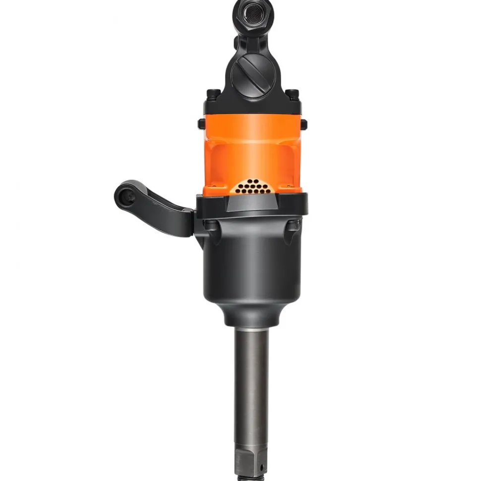 VEVOR 1 Inch Air Impact Wrench, Up to 1800 ft-lbs Nut-Busting Torque, 18.7 lbs Lightweight Pneumatic Impact Gun with 6" Extended Anvil for Heavy Duty Repairs and Maintenance