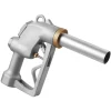 VEVOR 1.5 Inch Barb Automatic Fuel Nozzle with Swivel, Max Flow Rate 37 GPM, Auto Shut Off Diesel Gas Pump Nozzle with 3-Speed Trigger Lock & 1.5 Inch (OD=40 mm) Spout for Gasoline, Diesel, Kerosene