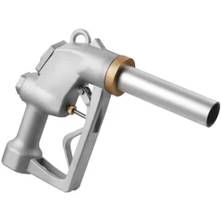 VEVOR 1.5 Inch Barb Automatic Fuel Nozzle with Swivel, Max Flow Rate 37 GPM, Auto Shut Off Diesel Gas Pump Nozzle with 3-Speed Trigger Lock & 1.5 Inch (OD=40 mm) Spout for Gasoline, Diesel, Kerosene