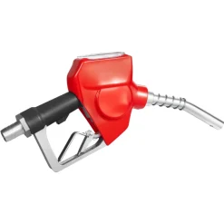 VEVOR 1 Inch Barb Digital Fuel Nozzle with Swivel, Max Flow Rate 12.6 GPM, Auto Shut Off Diesel Gas Pump Nozzle with 3/16 in (OD=20 mm) Spout & Digital Display, Used for Gasoline, Diesel, Kerosene Red