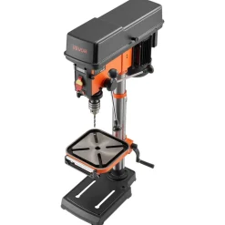 VEVOR 12-Inch Benchtop Drill Press, 6.2 Amp, 1 HP Bench Drill Press, 530 to 3140 RPM Variable Speed, 0-45° Tilting Worktable, with Laser and LED Work Light, Tabletop Drilling Machine, for Wood Metal